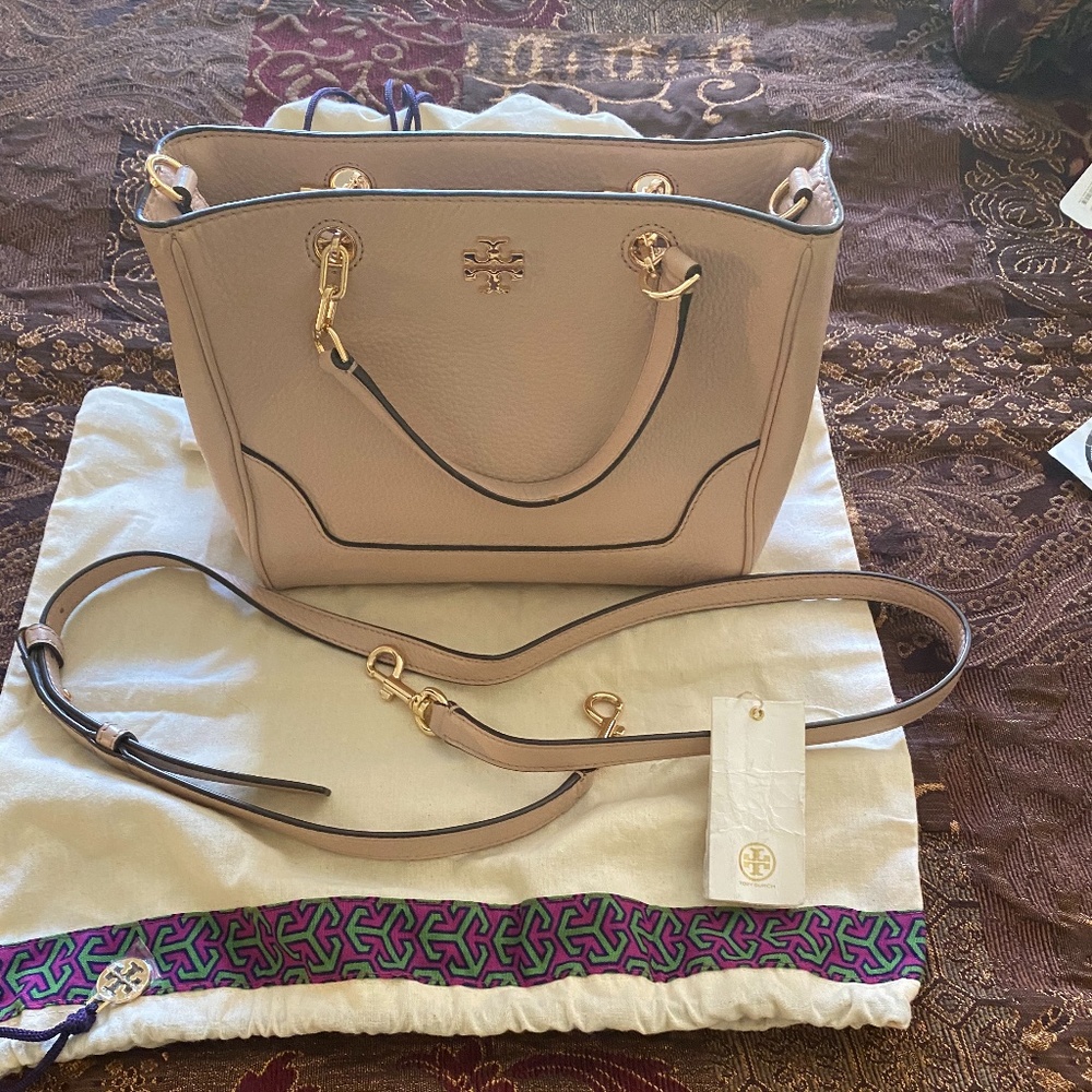 Tory Burch Shell Pink Marsden Small Tote